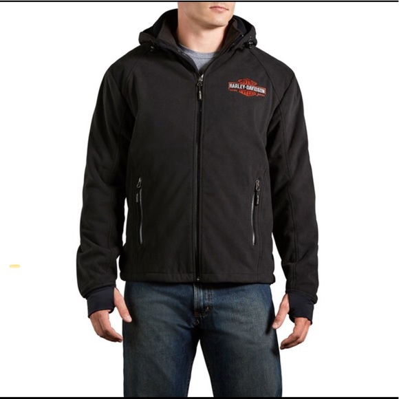 harley davidson waterproof fleece jacket